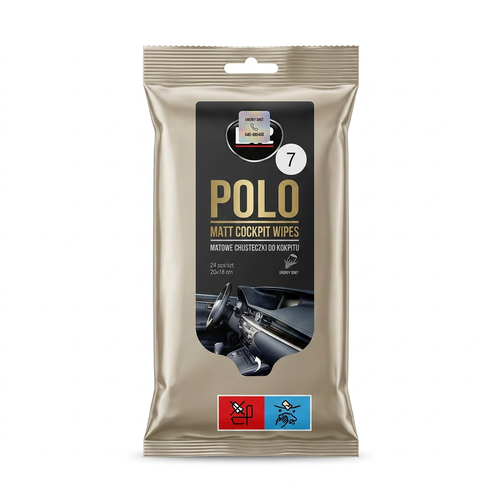 Rengöringsservetter för interiör K2 Polo Matt
